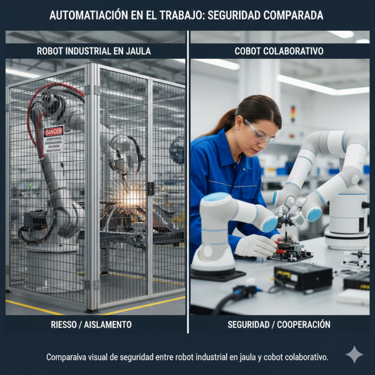 Cobots vs. Robots Industriales: ¿Cuál es la mejor opción para tu fábrica en 2025?