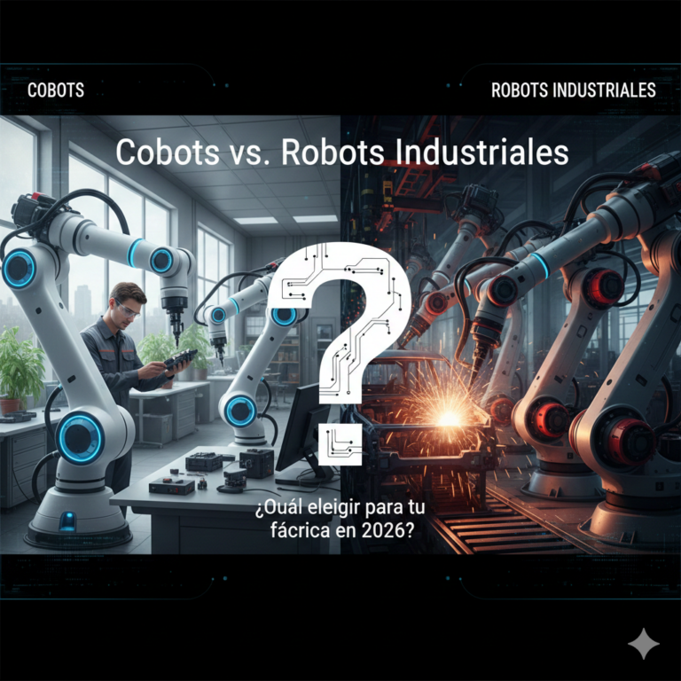 Cobots vs. Robots Industriales: ¿Cuál elegir para tu fábrica en 2026?